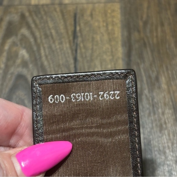 FENDI Zucca Canvas Leather 6 Key Rings Key Case Brown - Picture 4 of 8